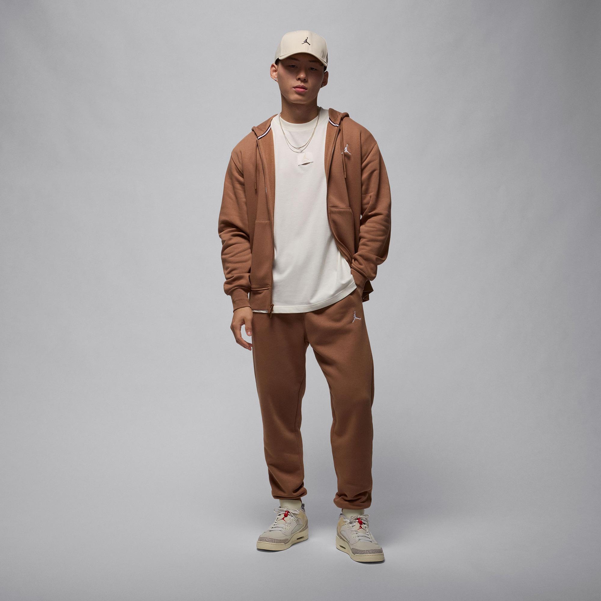 Jordan Brooklyn Fleece Erkek Kahverengi Sweatshirt