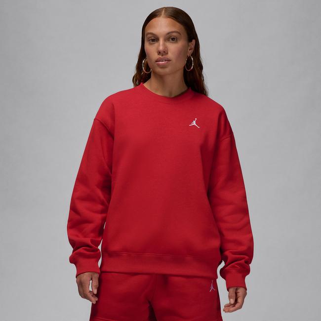  Jordan Brooklyn Fleece Kadın Kırmızı Sweatshirt