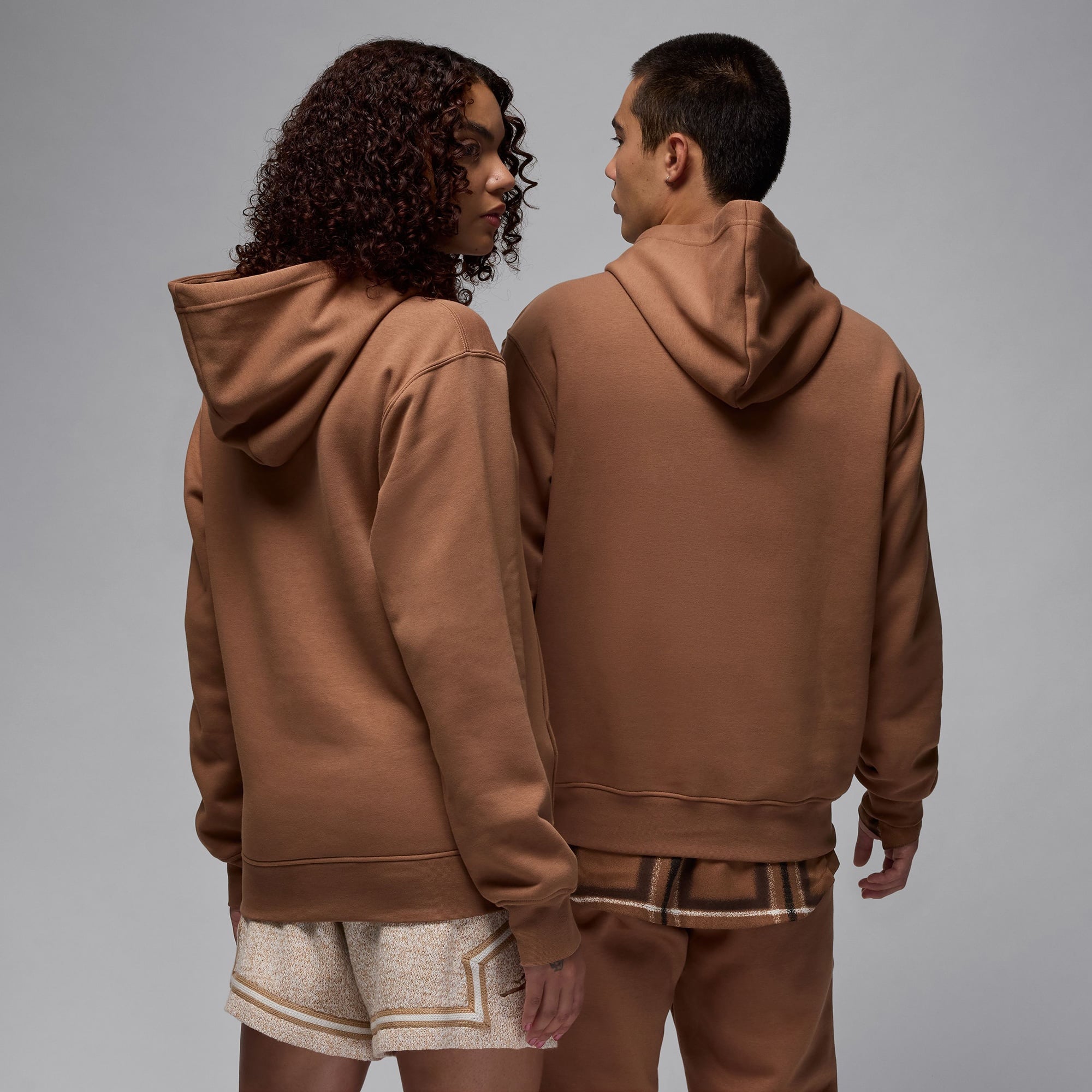 Jordan Brooklyn Fleece Erkek Kahverengi Kapüşonlu Sweatshirt