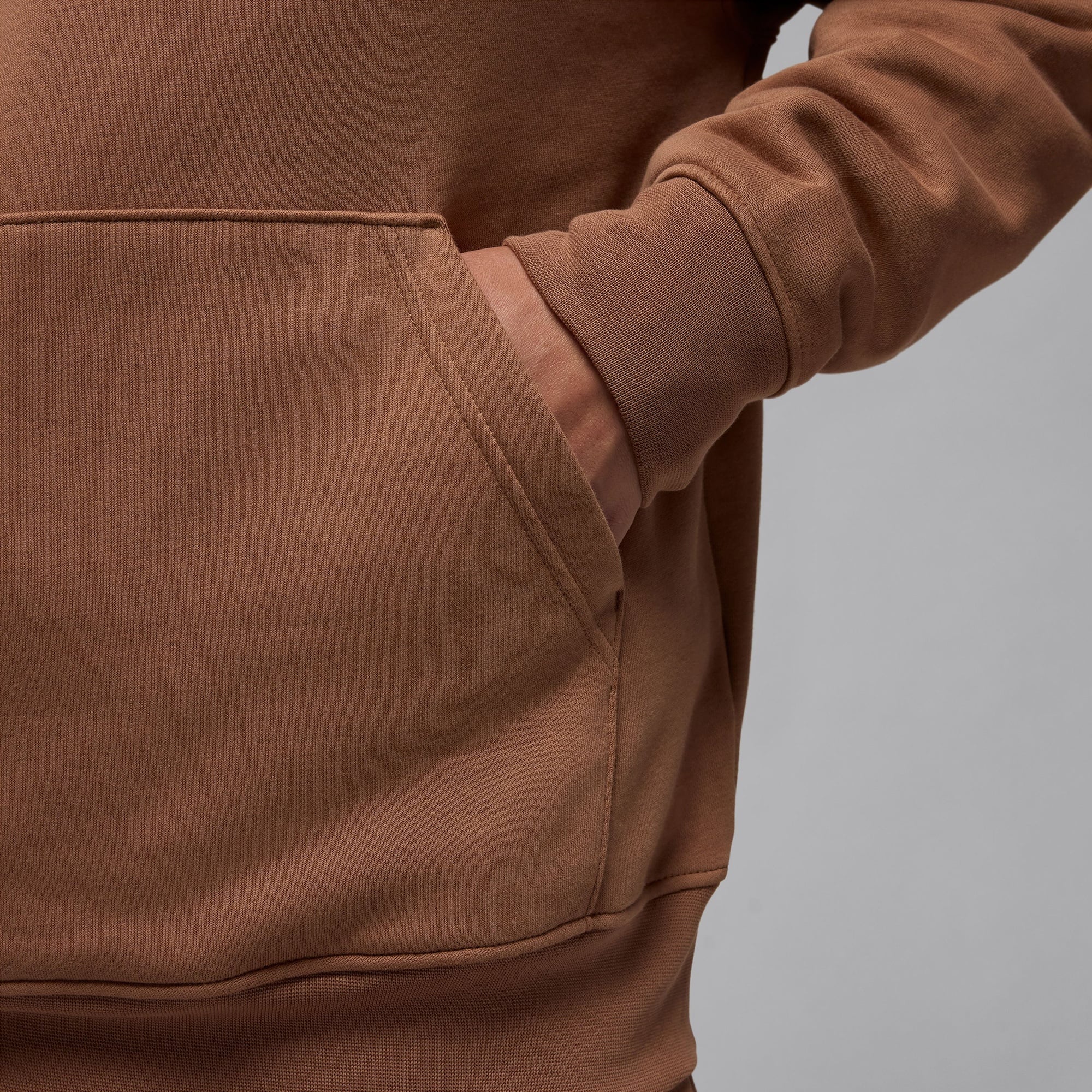 Jordan Brooklyn Fleece Erkek Kahverengi Kapüşonlu Sweatshirt