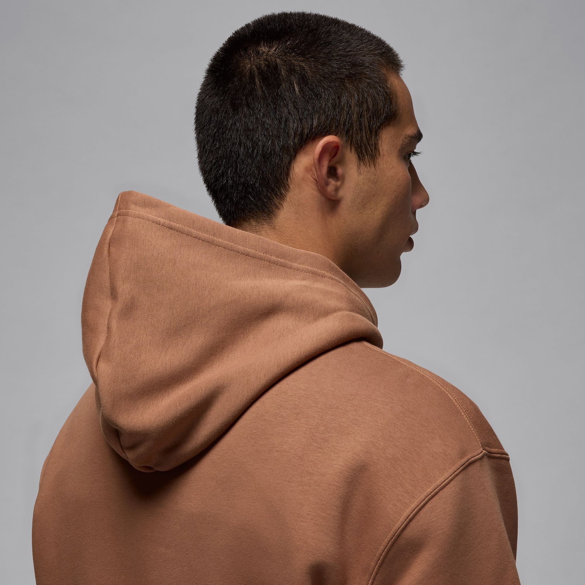 Jordan Brooklyn Fleece Erkek Kahverengi Kapüşonlu Sweatshirt