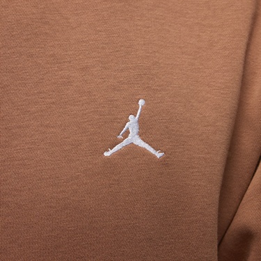  Jordan Brooklyn Fleece Erkek Kahverengi Kapüşonlu Sweatshirt