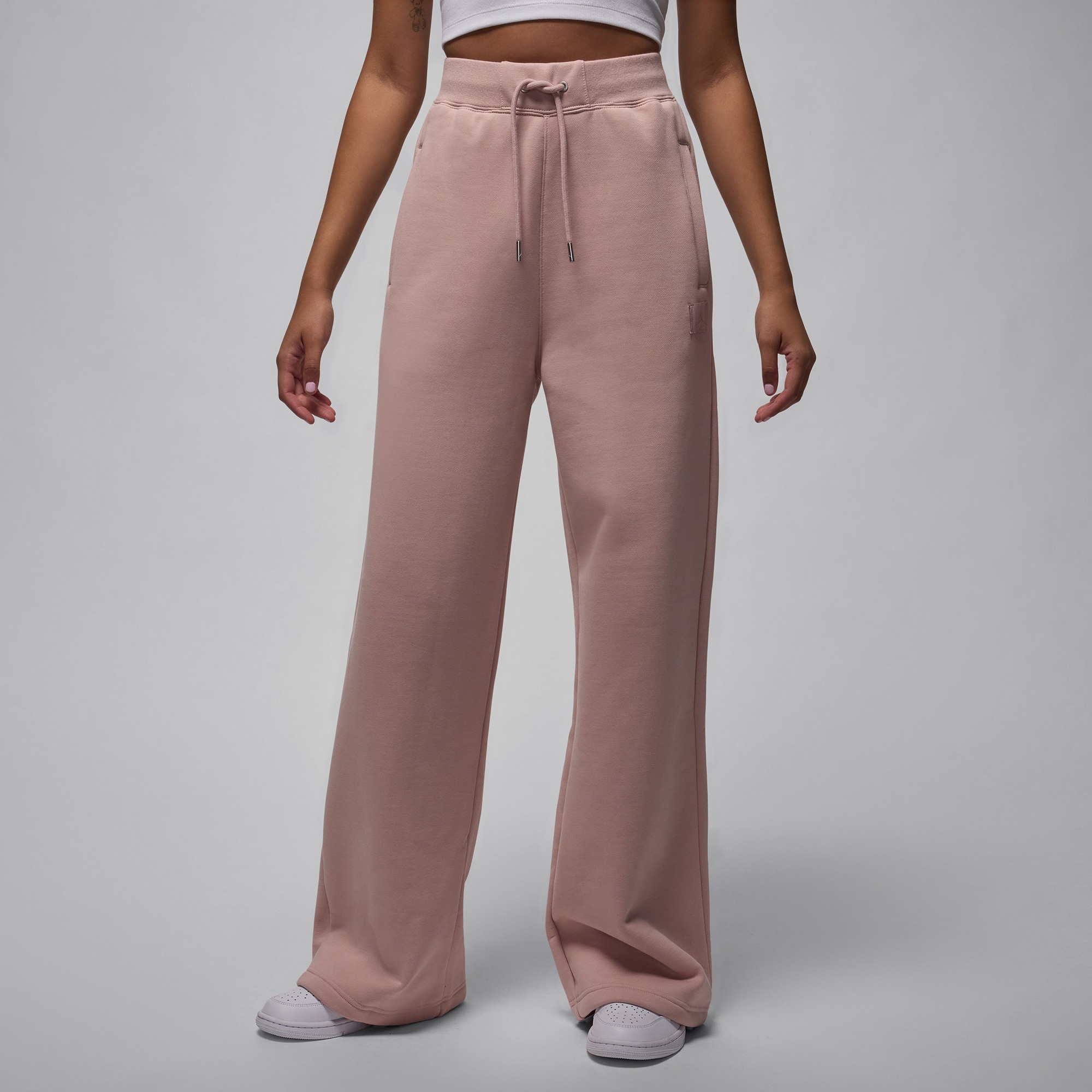 Jordan Flight Fleece Kadın Pembe Eşofman Altı