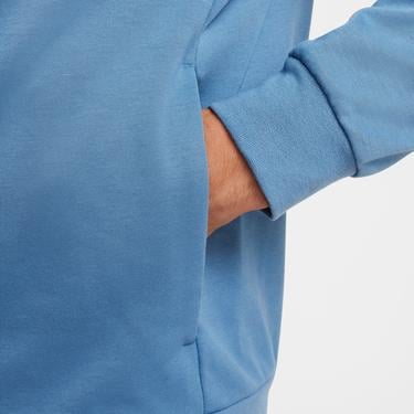  Nike Dri-Fit Primary Fleece Erkek Mavi Hoodie