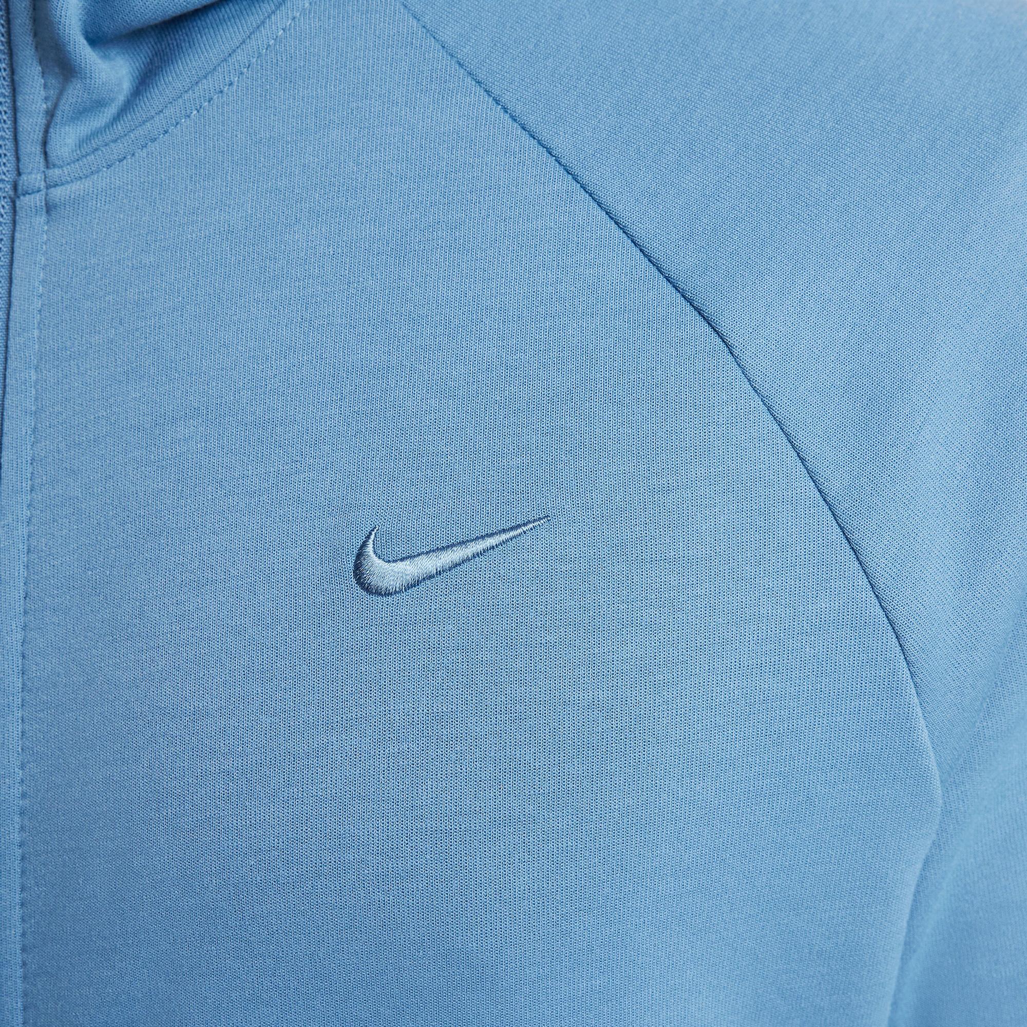 Nike Dri-Fit Primary Fleece Erkek Mavi Hoodie