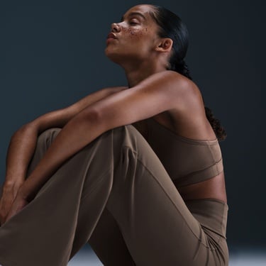  Nike Dri-Fit One Kadın Gri Eşofman Altı