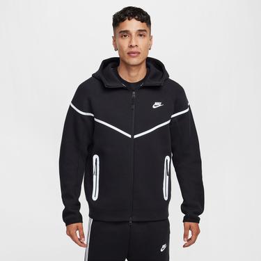  Nike Tech Windrunner Erkek Siyah Kapüşonlu Sweatshirt