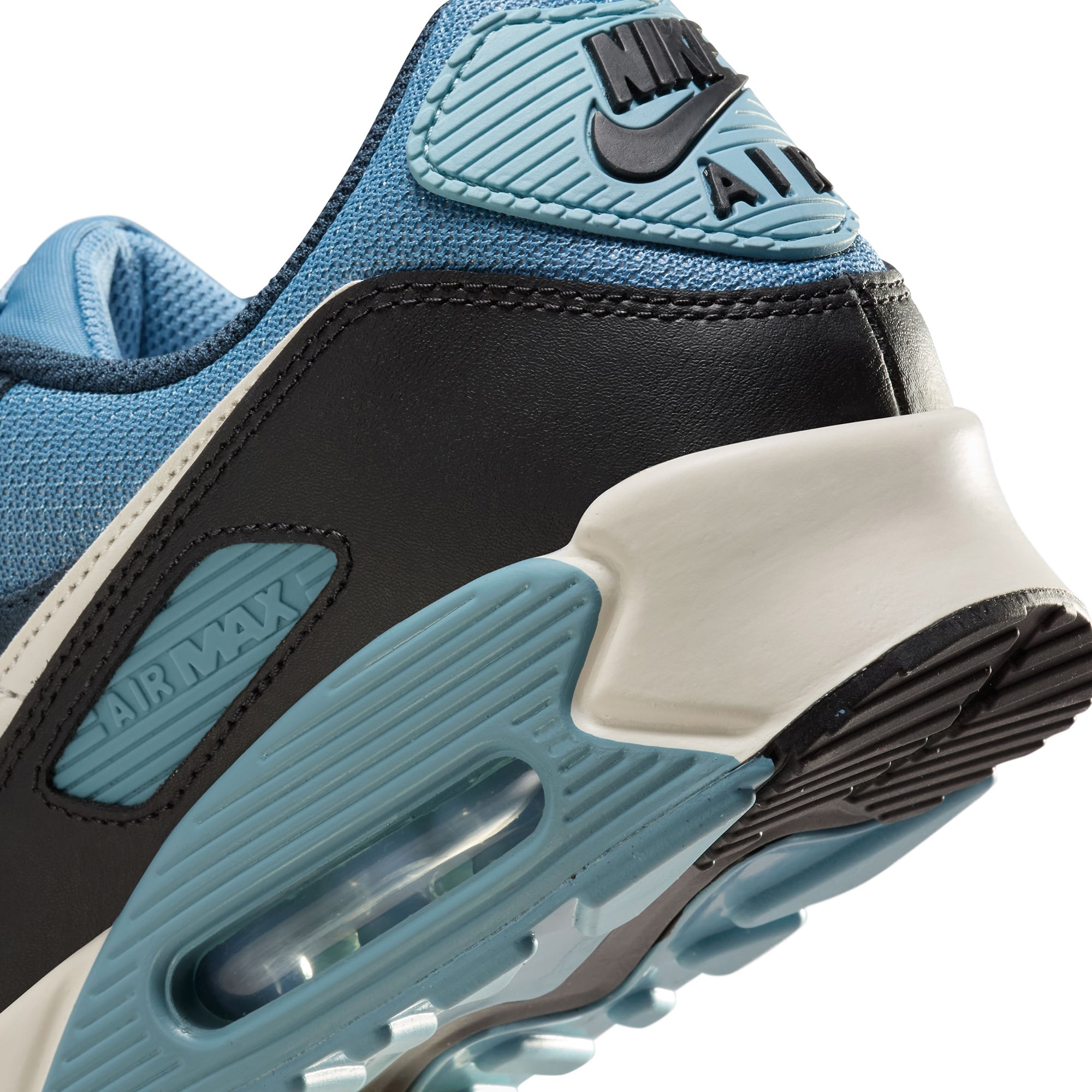 Nike Air Max 90 Premium Erkek Mavi Spor Ayakkabı - Görsel 9