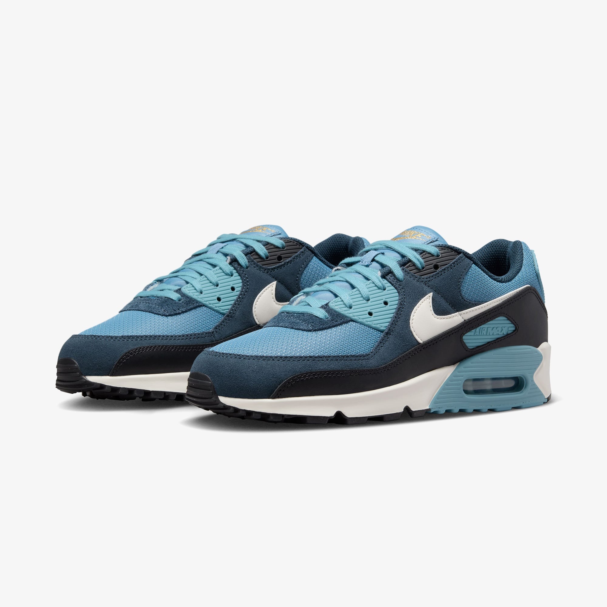 Nike Air Max 90 Premium Erkek Mavi Spor Ayakkabı
