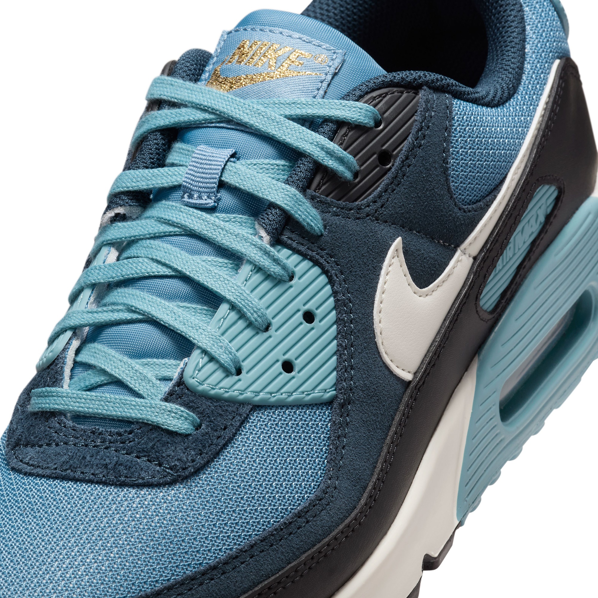 Nike Air Max 90 Premium Erkek Mavi Spor Ayakkabı