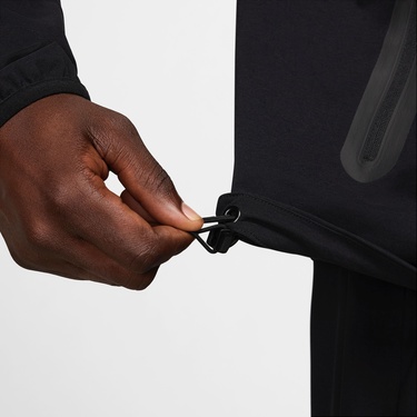  Nike Tech Dokuma Erkek Siyah Ceket