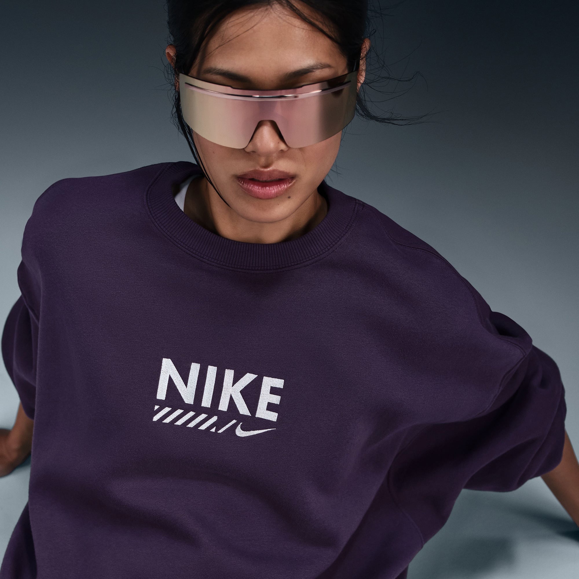Nike Sportswear Kadın Mor Sweatshirt