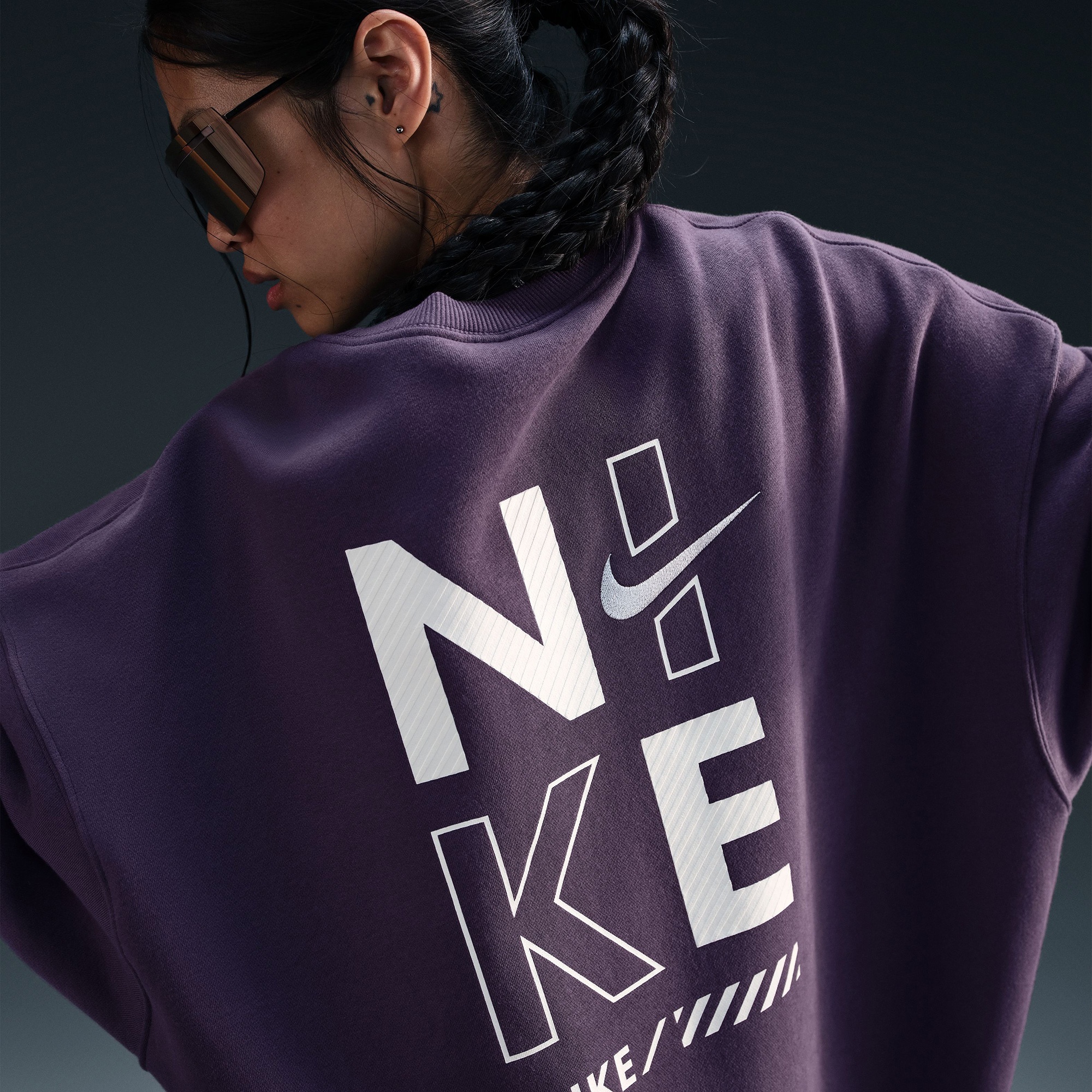 Nike Sportswear Kadın Mor Sweatshirt
