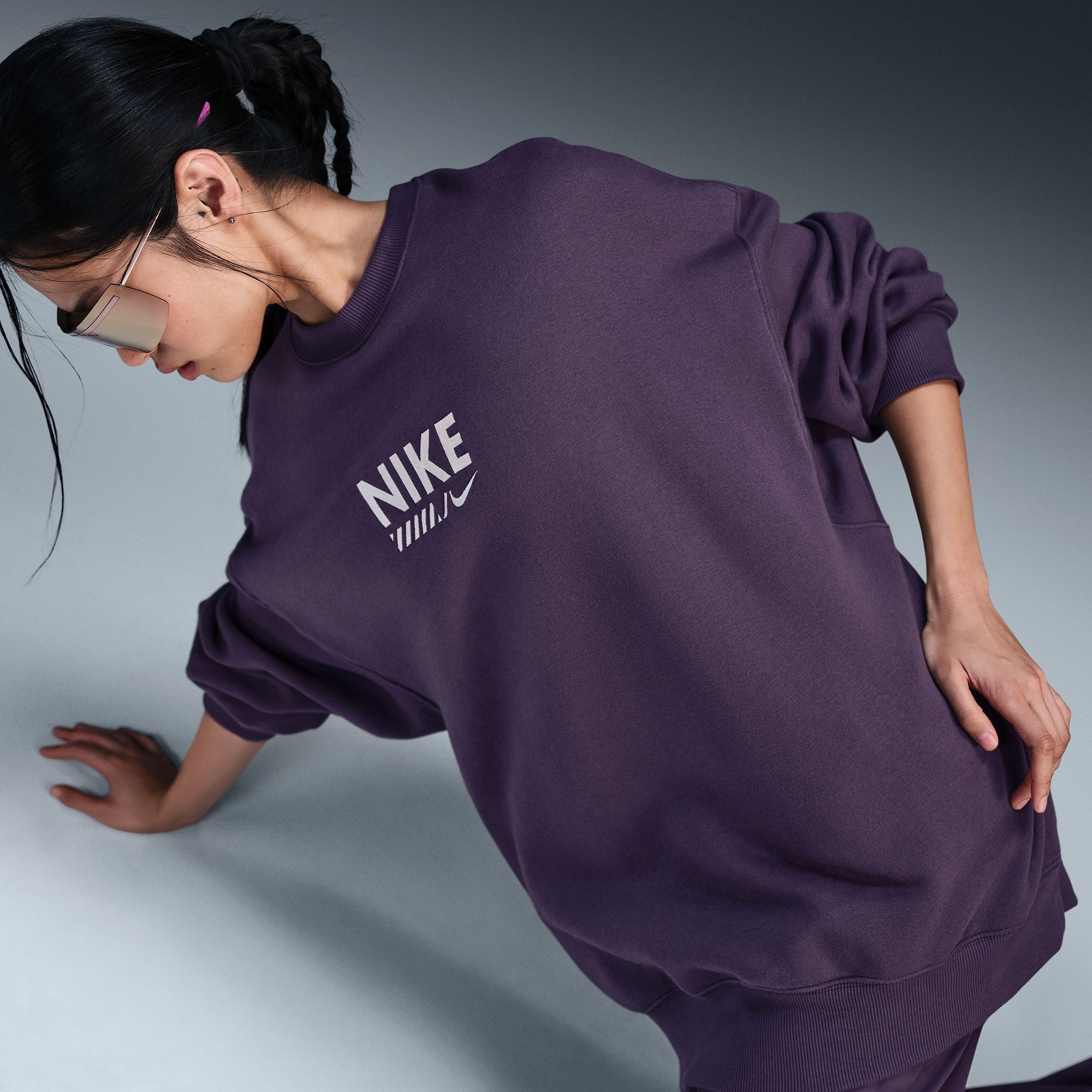 Nike Sportswear Kadın Mor Sweatshirt