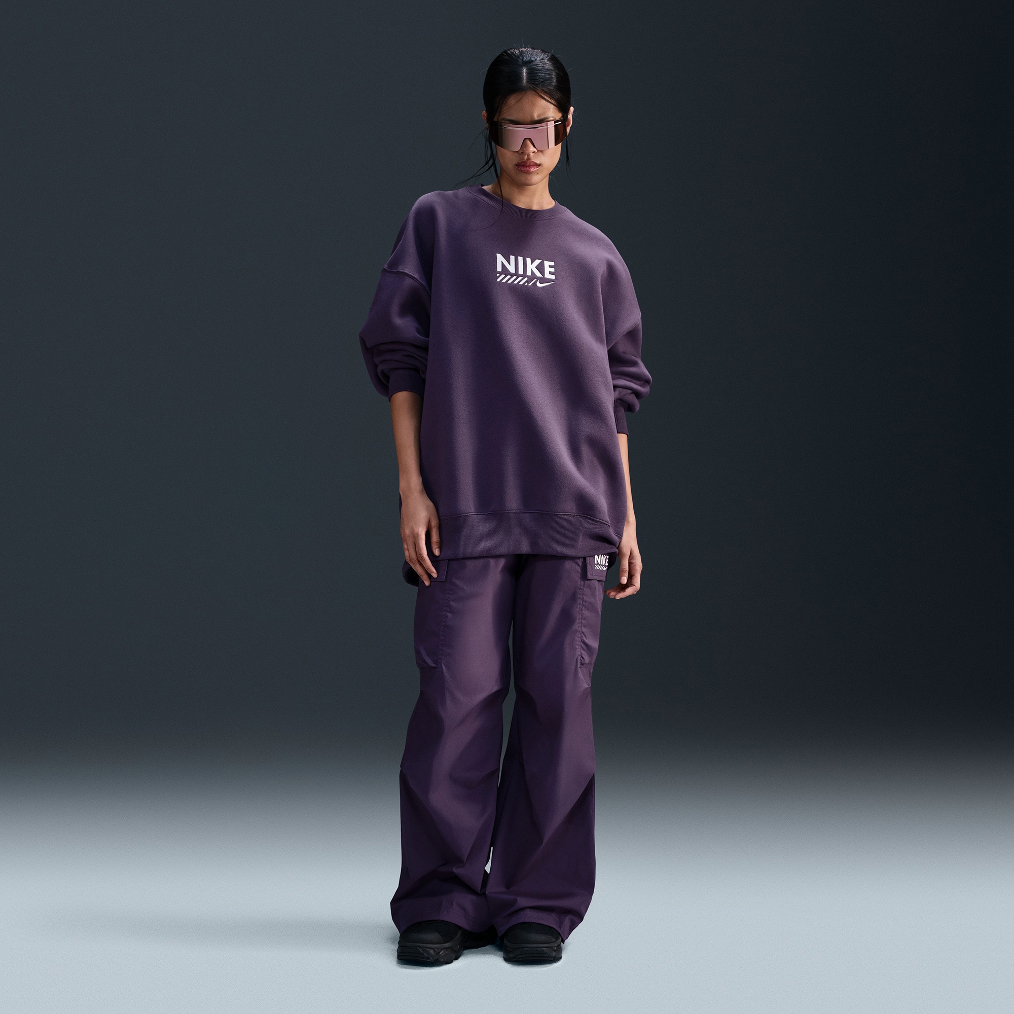 Nike Sportswear Kadın Mor Sweatshirt