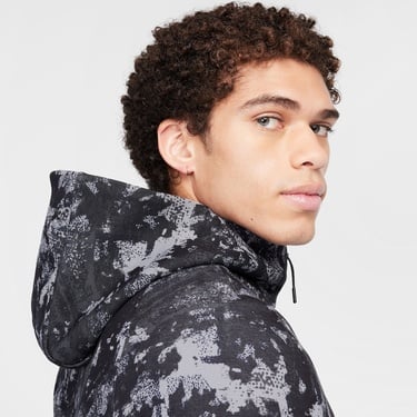  Nike Tech Windrunner Erkek Gri Kapüşonlu Sweatshirt