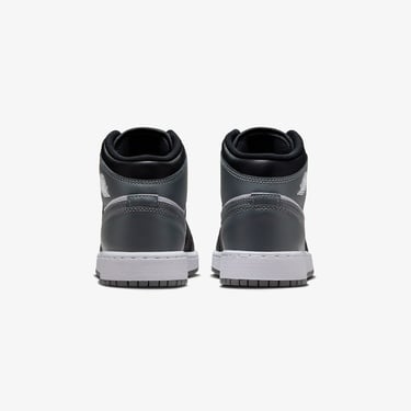  Jordan Air 1 Mid Genç Siyah Spor Ayakkabı