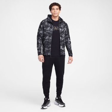  Nike Tech Windrunner Erkek Gri Kapüşonlu Sweatshirt