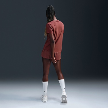  Nike One Classic Dri-Fit Kadın Kahverengi T-Shirt