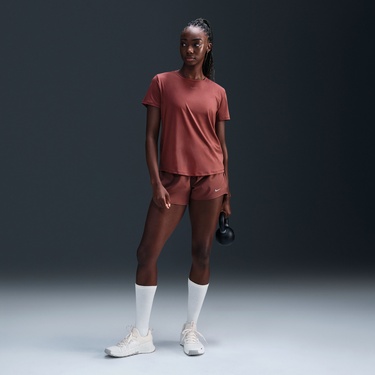  Nike One Classic Dri-Fit Kadın Kahverengi T-Shirt