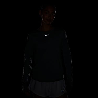  Nike One Classic Dri-Fit Kadın Gri Sweatshirt