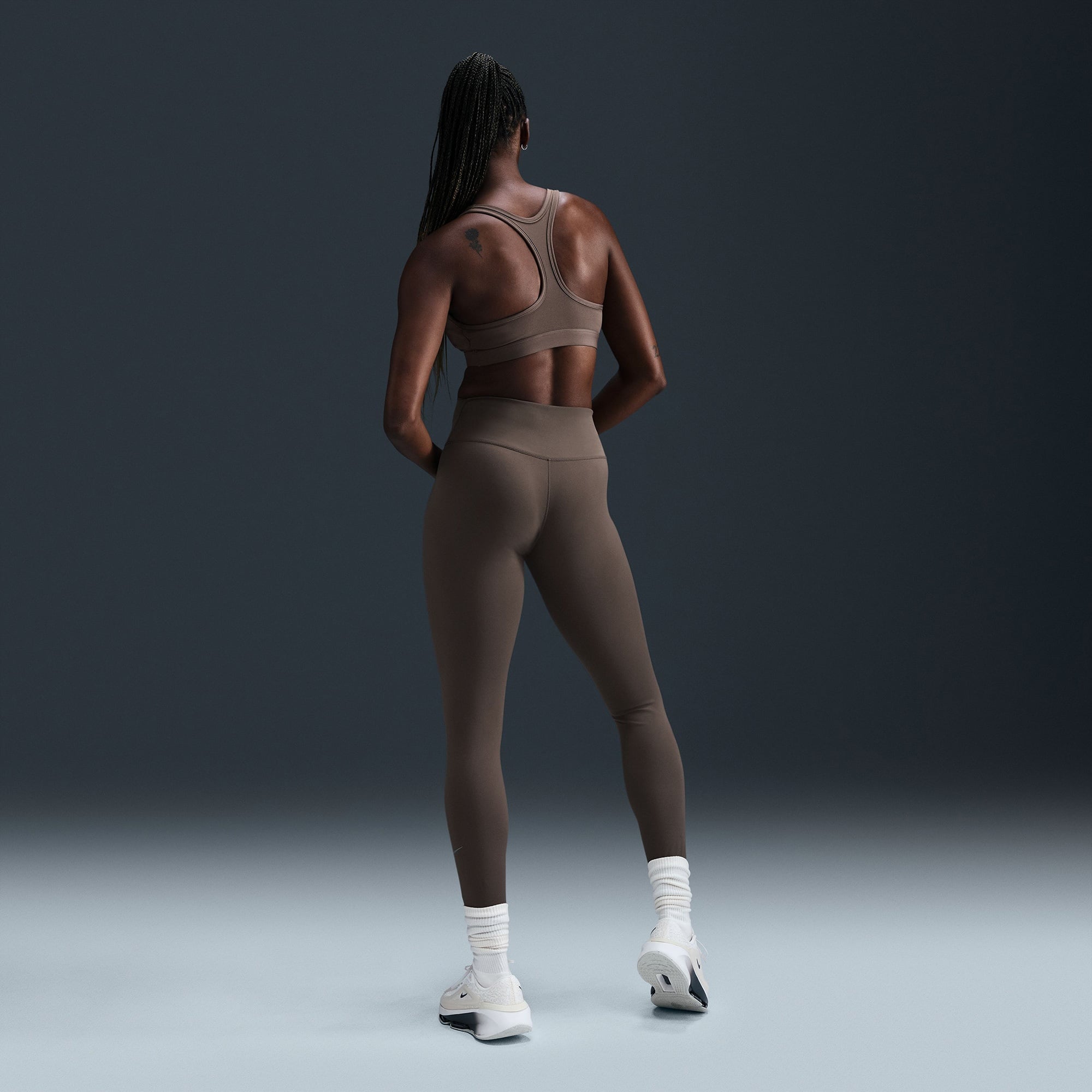 Nike Dri-Fit One Kadın Kahverengi Tayt