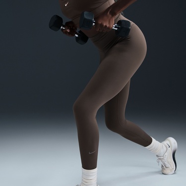  Nike Dri-Fit One Kadın Kahverengi Tayt