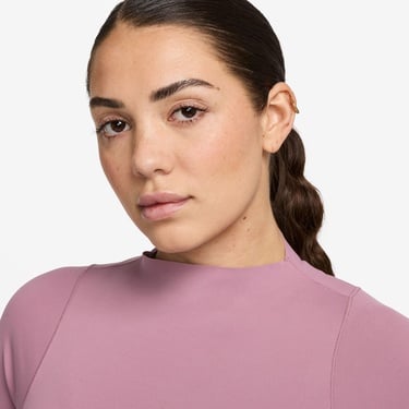  Nike Dri-Fit Zenvy Kadın Mor Uzun Kollu T-Shirt