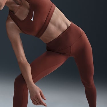  Nike Dri-Fit Zenvy High Rise Kadın Kahverengi Tayt