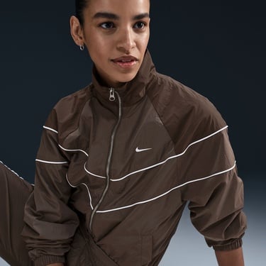  Nike Sportswear Windrunner Woven Kadın Gri Ceket