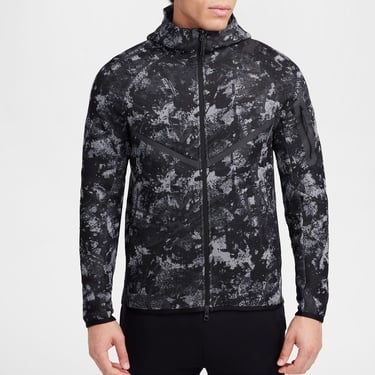  Nike Tech Windrunner Erkek Gri Kapüşonlu Sweatshirt