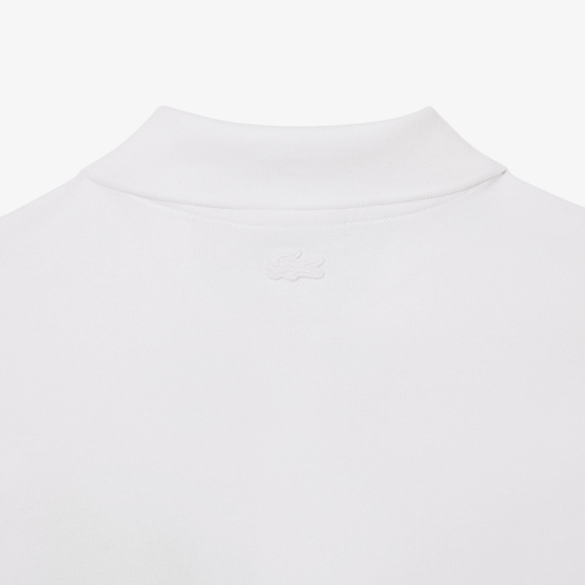 Kadın Slim Fit Beyaz Polo