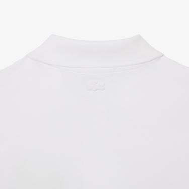  Kadın Slim Fit Beyaz Polo