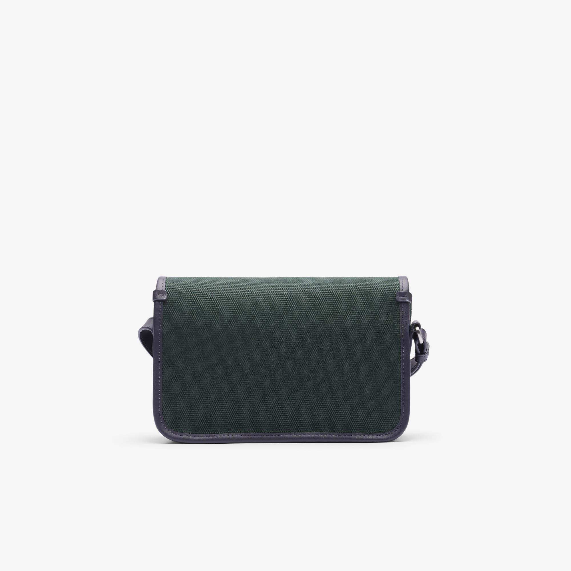 Lacoste Heritage Canvas Kadın Koyu Yeşil Omuz Çantası