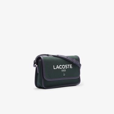  Lacoste Heritage Canvas Kadın Koyu Yeşil Omuz Çantası