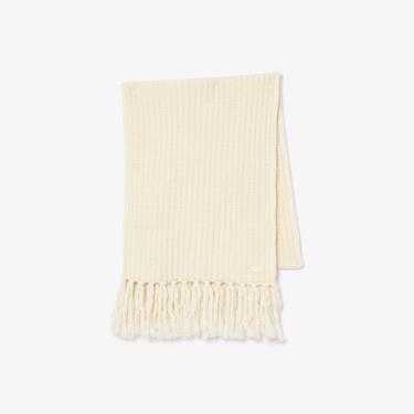  Kadın Beyaz Yün Atkı