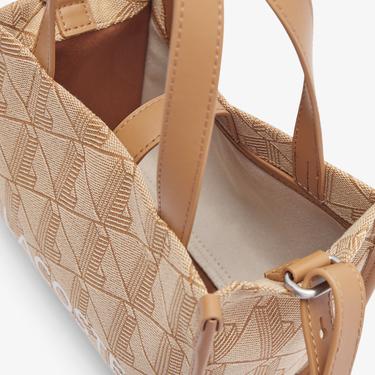  Kadın Monogram Bej Omuz Çantası