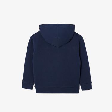  Erkek Çocuk Kapüşonlu Baskılı Lacivert Sweatshirt