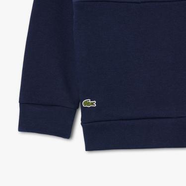  Erkek Çocuk Kapüşonlu Baskılı Lacivert Sweatshirt