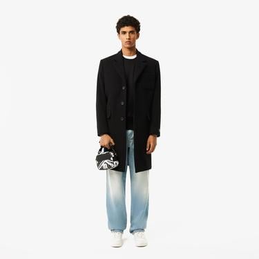  Erkek Classic Fit Bisiket Yaka Baskılı Siyah Sweatshirt