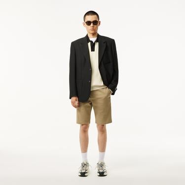  Erkek Relaxed Fit Polo Yaka Yün Krem Kazak