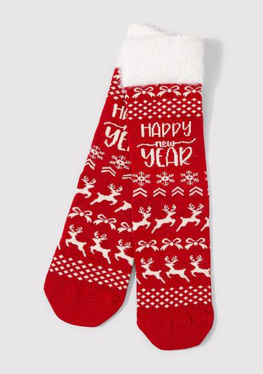  Mavi Kırmızı Bot Çorabı 1912933-32421