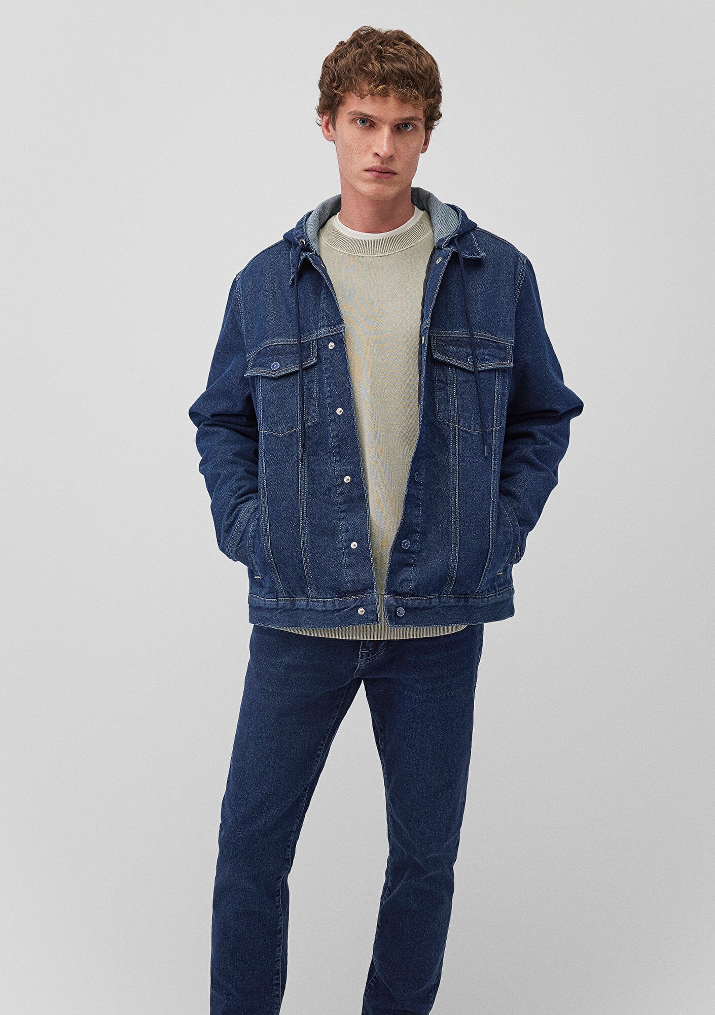  Mavi Eddie Kolej Koyu Mavi Denim Jean Ceket 0110411-88556