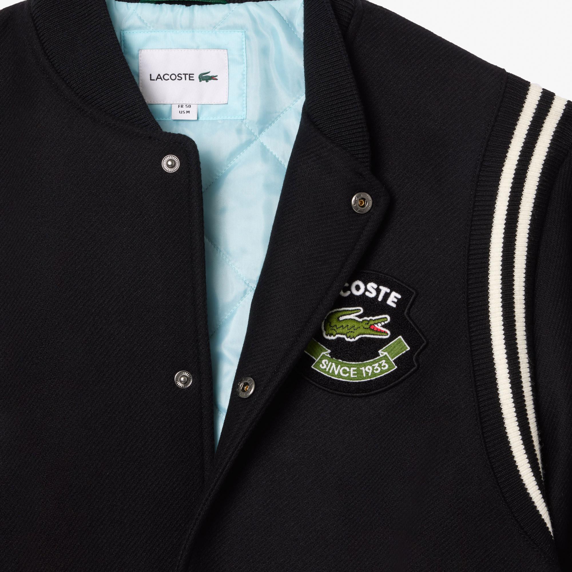 Erkek Hakim Yaka Siyah Bomber Ceket