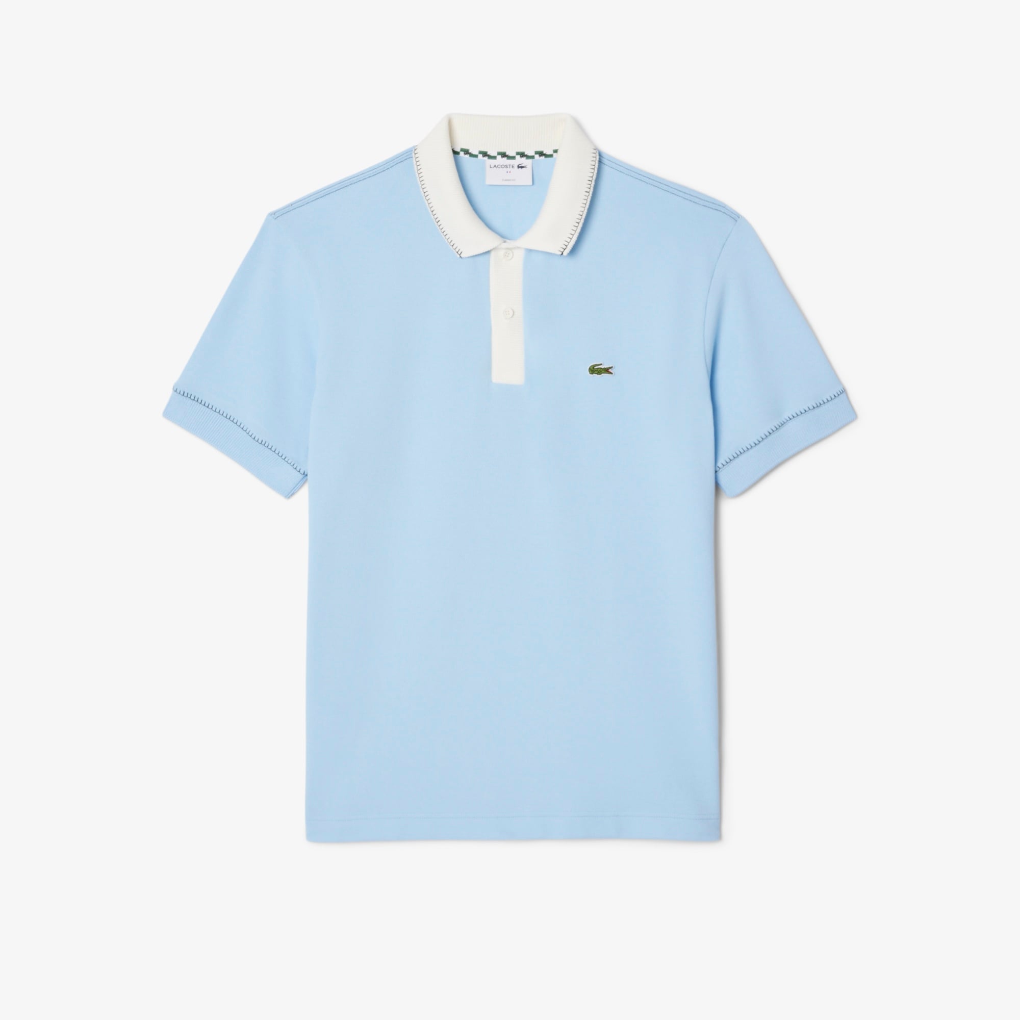 Erkek Classic Fit Mavi Polo