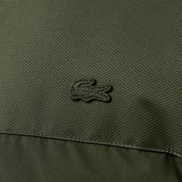  Erkek Kapüşonlu Koyu Yeşil Şişme Mont