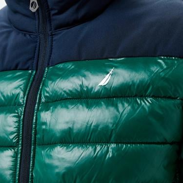  Nautica Erkek Yeşil & Lacivert Mont