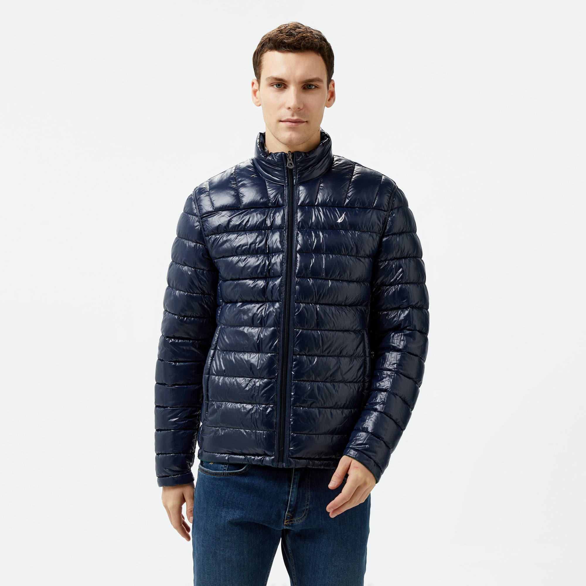 Nautica Erkek Yeşil & Lacivert Mont