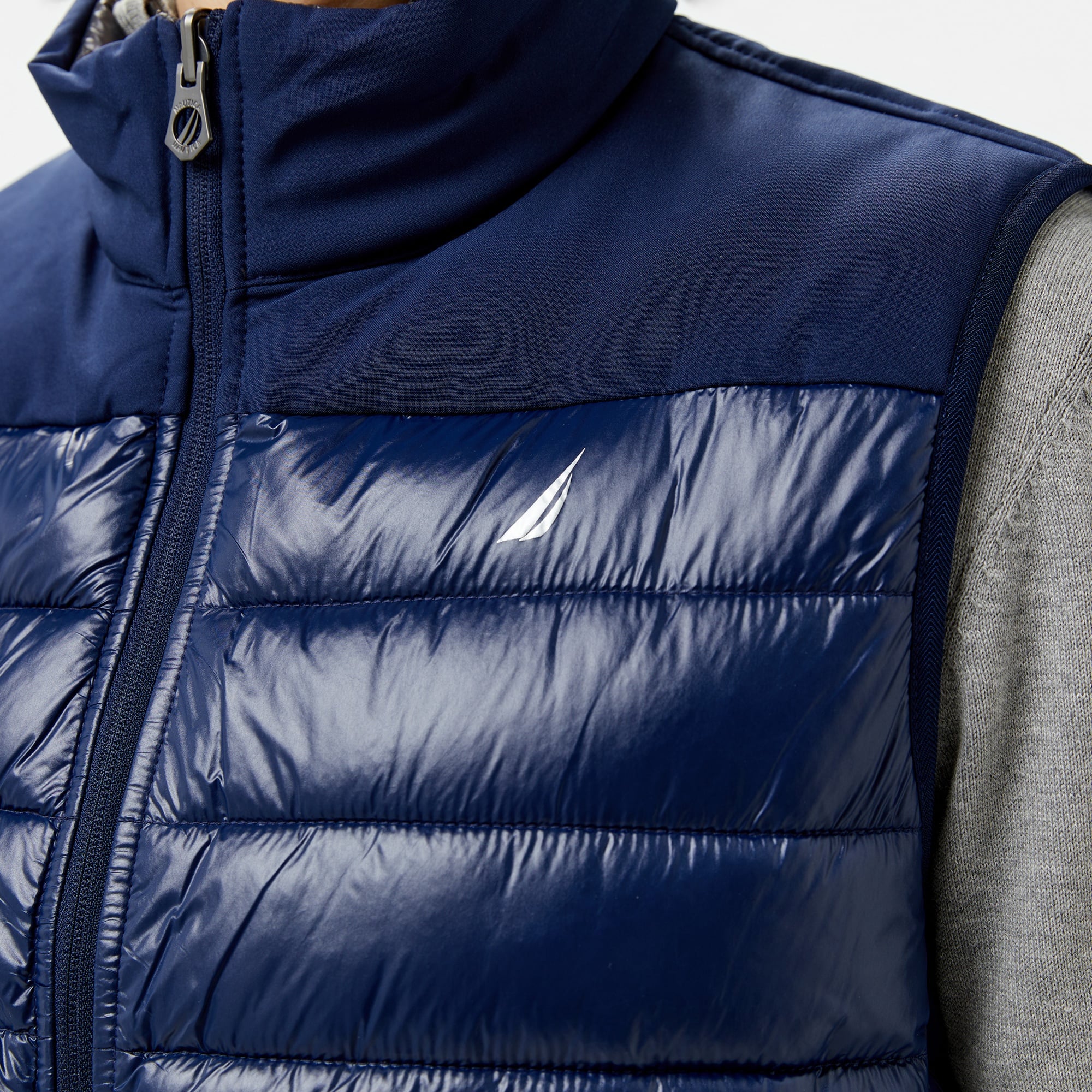 Nautica Erkek Lacivert & Gri Çift Taraflı Yelek