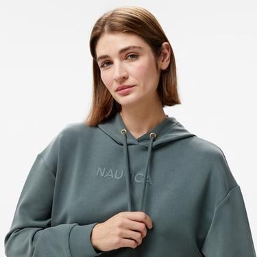  Nautica Kadın Yeşil Regular Fit Sweatshirt
